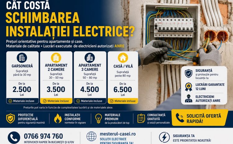 Cât Costă Schimbarea Instalației Electrice